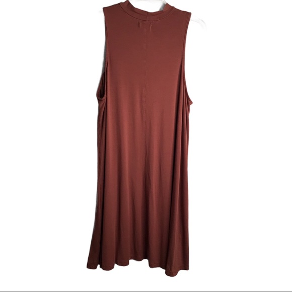 Silence + Noise Mock Turtleneck Swing Mini Dress - Picture 6 of 8